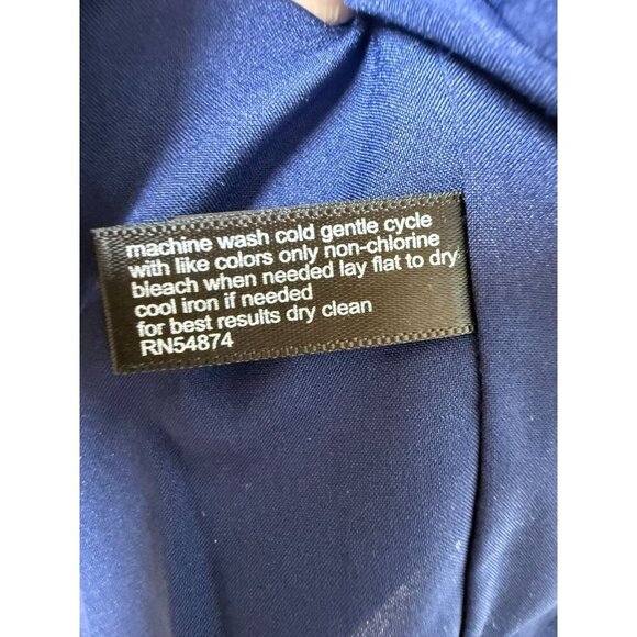 The Limited Blue & White Patterned Lined Pencil Skirt Women's Size 6 - Picture 5 of 10